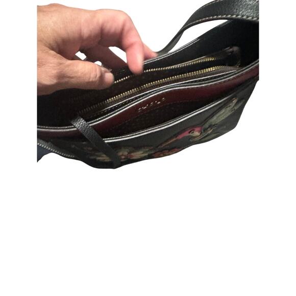 Chala Crescent Crossbody/Shoulder Bag Adjustable Strap Hummingbird Appliqué - Picture 7 of 7